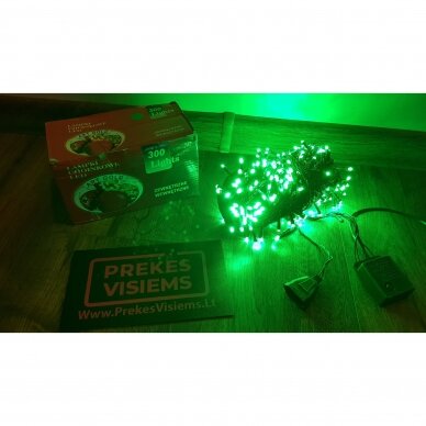 300LED girlianda (žalia)