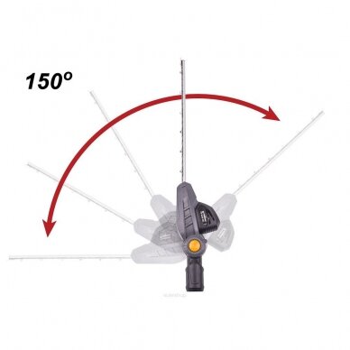 Akumuliatorinė gyvatvorių žirklės PM-NAW-20C 41CM 10