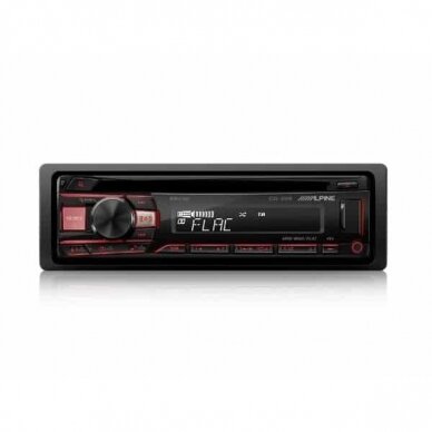 Alpine CDE-201R CD/USB MP3 magnetola su Aux įėjimu ir 2 RCA