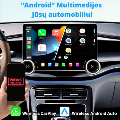 Android multimedija Jūsų automobiliui