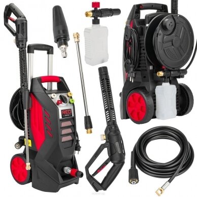 Aukšto slėgio plovimo įrenginys 2500W TURBO RED TECHNIC RTMC0029