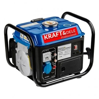 Benzininis vienfazis elektros generatorius 1200w KRAFT&DELE KD109N 2