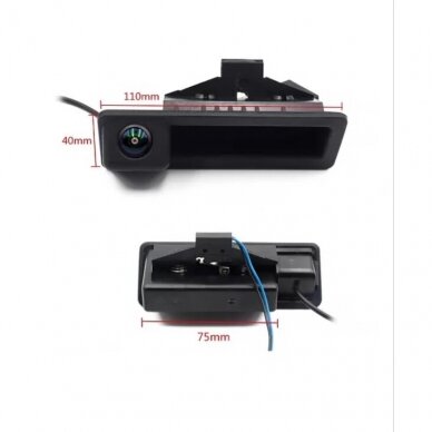 BMW X5 X6 E39 E46 E60 E90 E91 Dinaminė integruojama galinė vaizdo kamera 1