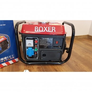 Benzininis vienfazis elektros generatorius "BOXER" 1250W 1