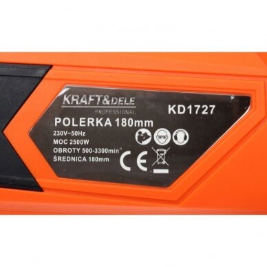 Elektrinė poliravimo mašinėlė 2500W KD1727 7