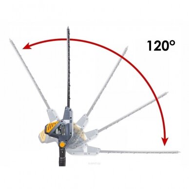 Elektrinės  gyvatvorių žirklės PM-NEW-900S-T 45CM 900W 7