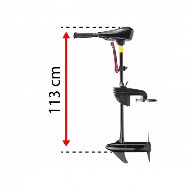 Elektrinis valties variklis Powermat PM-ESZ-55H, 640W, 55 lbs 1