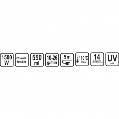 Garų šluota / garinis valytuvas 1500W su UV lempa 11