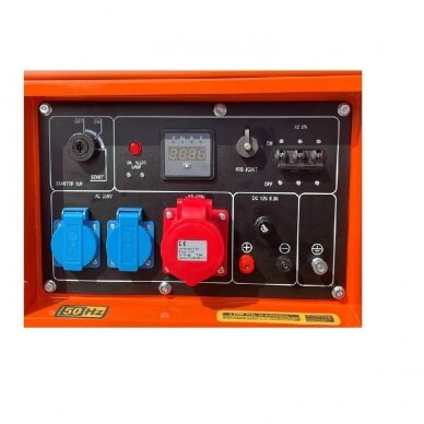 Dyzelinis trifazis elektros generatorius  KD121 7000W 12/230/400V
