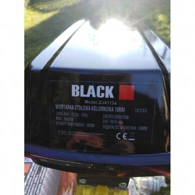 Elektrinės gręžimo stakles Black ZJ4113A 2