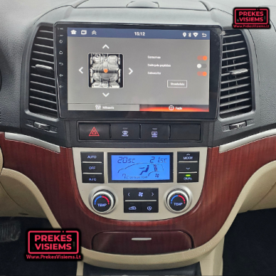 Hyundai Santa Fe 2006 - 2012 android multimedija 3