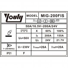 Inverterinis suvirinimo pusautomatis  (IGBT), MIG/MAG