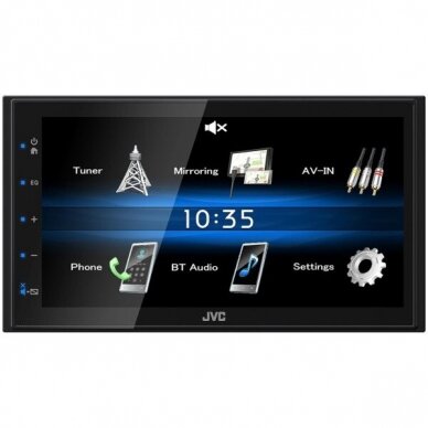 JVC, KW-M25BT 2-DIN AV grotuvas su 6.8" ekranu, Bluetooth 1