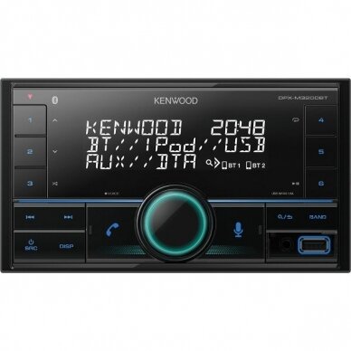 Kenwood, DPX-M3200BT 2-DIN USB MP3 magnetola su AUX