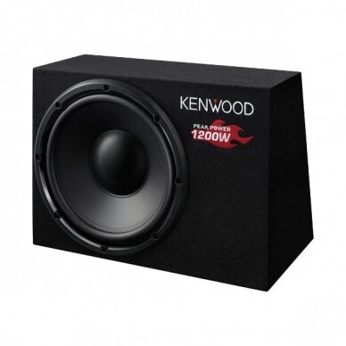 KENWOOD, KSC-W1200B, 1200W, 30cm žemų dažnių kolonėlė