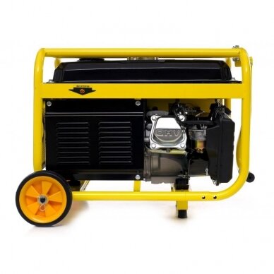 Benzininis vienfazis elektros generatorius KRAFT&DELE KD125  3.8 kW 9