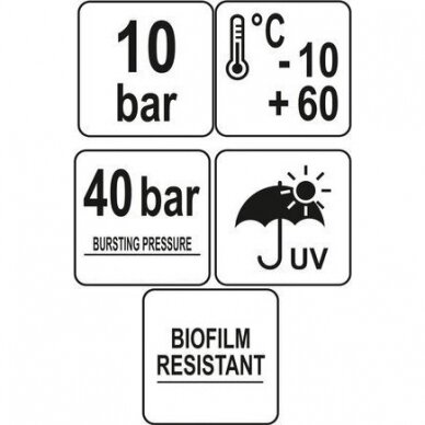 Laistymo žarna 1/2" 35m (5-sluoksnių) 2