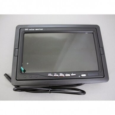 LAUNMN04 7" monitorius galinio vaizdo kamerai NTSC/PAL 800 x 480