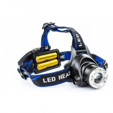 LED ZOOM CREE XM-L T6 LED PROŽEKTORIUS ANT GALVOS 4