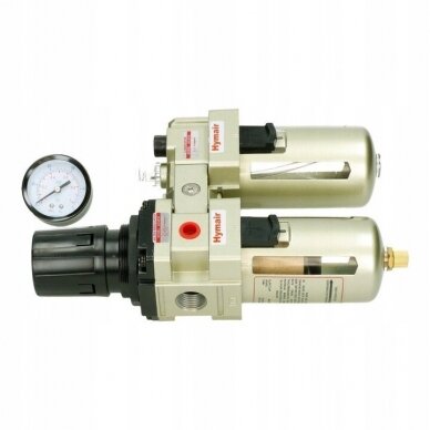 Oro srauto reguliatorius 1/2" su filtru ir tepaline 3