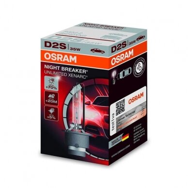 OSRAM XENARC, Lemputė XENON D2S NIGHT Braker 1vnt