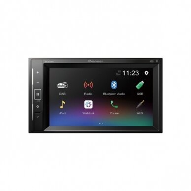 Pioneer, DMH-A240DAB grotuvas su 6.2" ekranu, iPod/iPhone