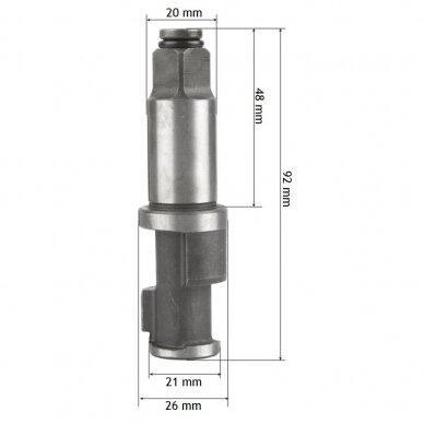 Pneumatinio veržliasukio 1/2" AT241 anvil Nr. 9. Atsarginė dalis. 1