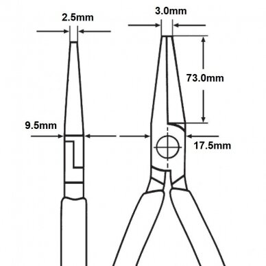 Prailgintos replės 200mm KNIPEX 4