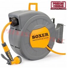 Sieninė vandens laistymo žarnos ritė BOXER BX-2052 Auto Reel, 20 m