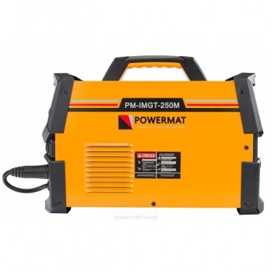 Suvirinimo aparatas  Powermat 250A FLUX PM-IMGT-250M 5