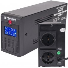 UPS LCD UPS MAITINIMAS 650VA 360W 7AH PM-UPS-650M