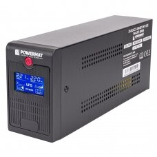 UPS LCD UPS MAITINIMAS 800VA 480W 9AH PM-UPS-800M