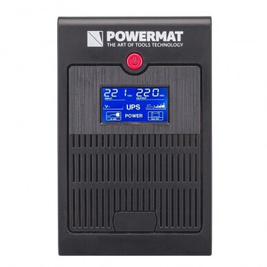 UPS LCD UPS MAITINIMAS 650VA 360W 7AH PM-UPS-650M 2