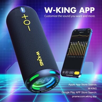 W-King D320 nešiojama Bluetooth kolonėlė 40W - 5.3V 3