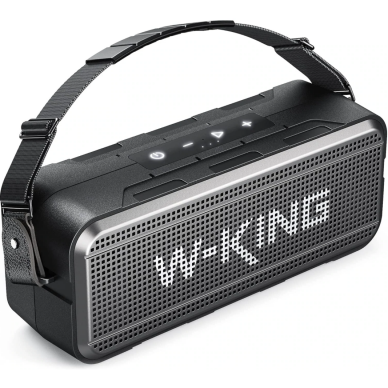 W-King D7 nešiojama Bluetooth kolonėlė 60W - 8000mAhB  (Juoda)