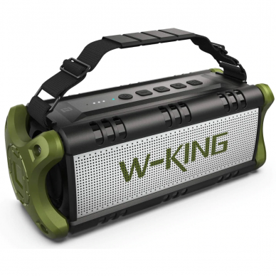 W-King D8 nešiojama Bluetooth kolonėlė 50W - 8000mAh (žalia)