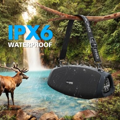 W-King X10 nešiojama Bluetooth kolonėlė su mikrofonu 70W - 15600mAh 3.7V / 7.2V 7800mAh 5