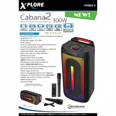 XPLORE XP8802 CABANA2- 4