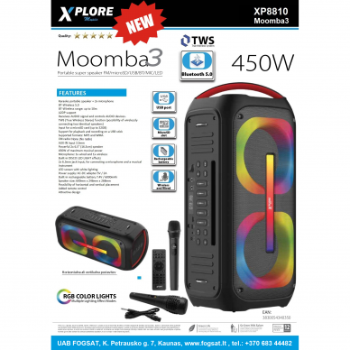 XPLORE XP8810-3 MOOMBA3 5